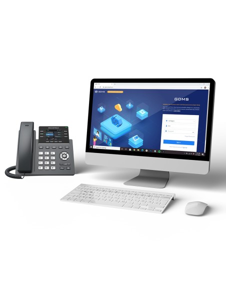 Grandstream GRP2613W - Teléfono IP profesional de 6 líneas, IP WIFI, 3x SIP, 6 líneas, 2x GbE PoE, 2.8" LCD