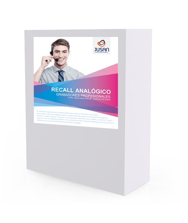 Jusan Identificación de extensión Jusan Recall Analógico