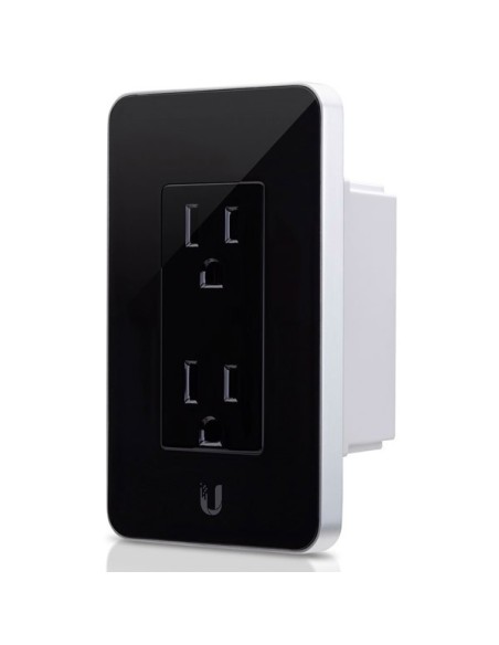 Ubiquiti In-Wall Manageable Outlet, Negro