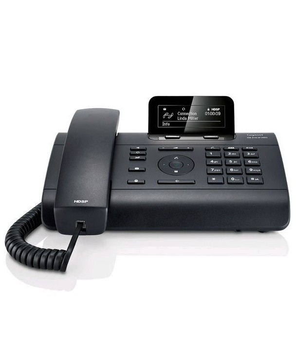 Gigaset DE310 IP PRO Pantalla invertida negro/blanco con 3 líneas