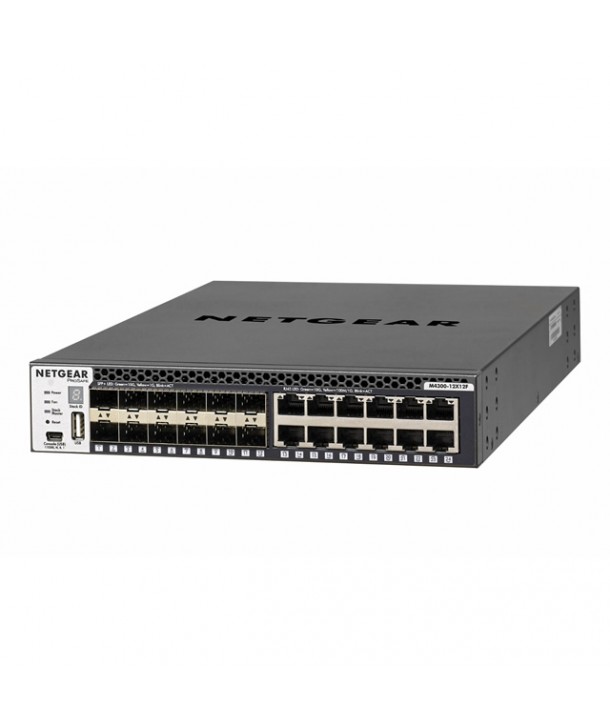 Netgear M4300-12X12F Stackable Managed Switch with 24x10G including 12x10GBASE-T and 12xSFP+