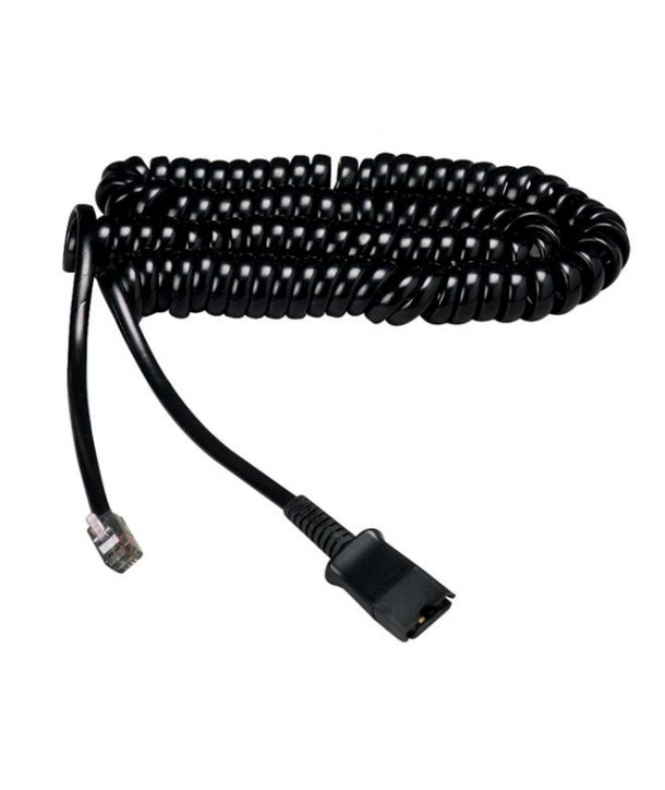 Plantronics 38340-01 Cable rizado U10P-S19 compatible UNIFY
