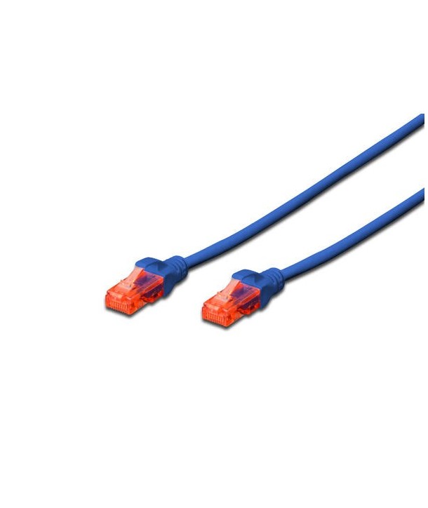 Digitus DK-1614-010/B Latiguillo UTP CAT. 6 flexible 1 metro color AZUL