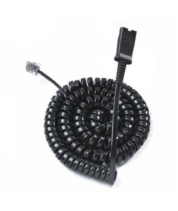 Plantronics 38099-01 Cable rizado U10P-S