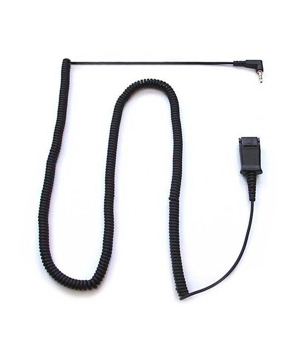 Plantronics 70765-01 Cable conexión QD/Jack 2.5 mm (largo rizado)