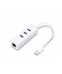 TP-Link UE330 Adaptador USB 3.0 a Ethernet Gigabit con 3 x USB 3.0, 1 conector USB 3.0, 1 x Gigabit, 3 x USB 3.0
