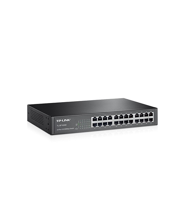 TP-Link TL-SF1024D Switch, 24 x 10/100M RJ45, carcasa de metal 13 pulgadas