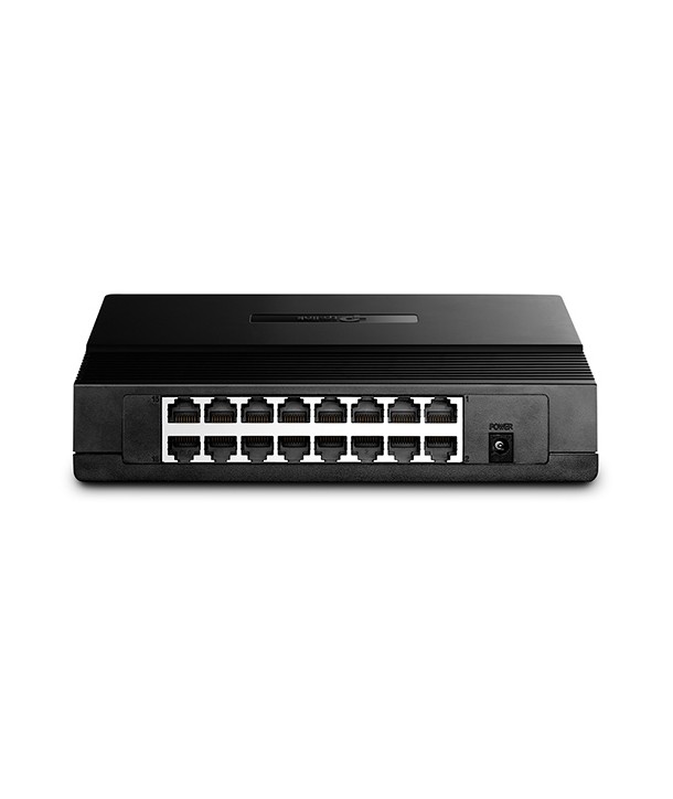 TP-Link TL-SF1016D Switch, 16 x 10/100M RJ45, Sobremesa, carcasa de plástico