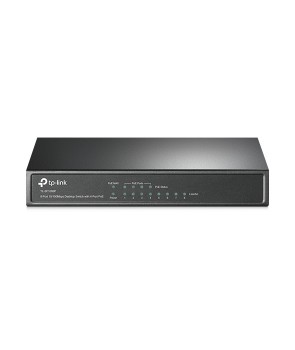 TP-Link TL-SF1008P Switch PoE 10/100M de 8 x, 8 x 10/100M RJ45 incluyendo 4 x PoE, carcasa metálica