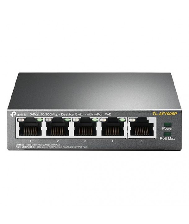 TP-Link TL-SF1005P Switch de 5 puertos 10/100Mbps (4 puertos PoE)