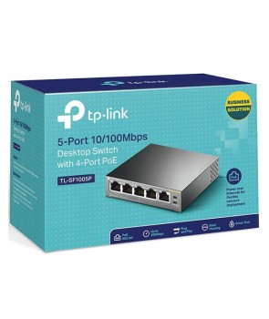 TP-Link TL-SF1005P Switch de 5 puertos 10/100Mbps (4 puertos PoE) 2