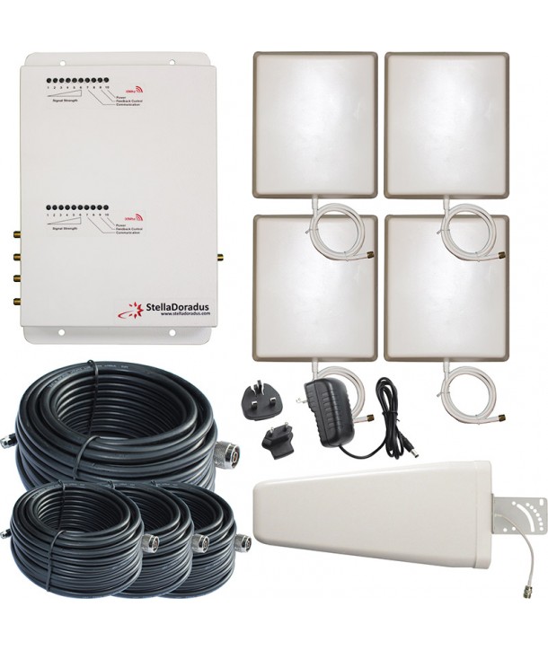 KIT - Dualband 800 +900Mhz Repeater, 4 port