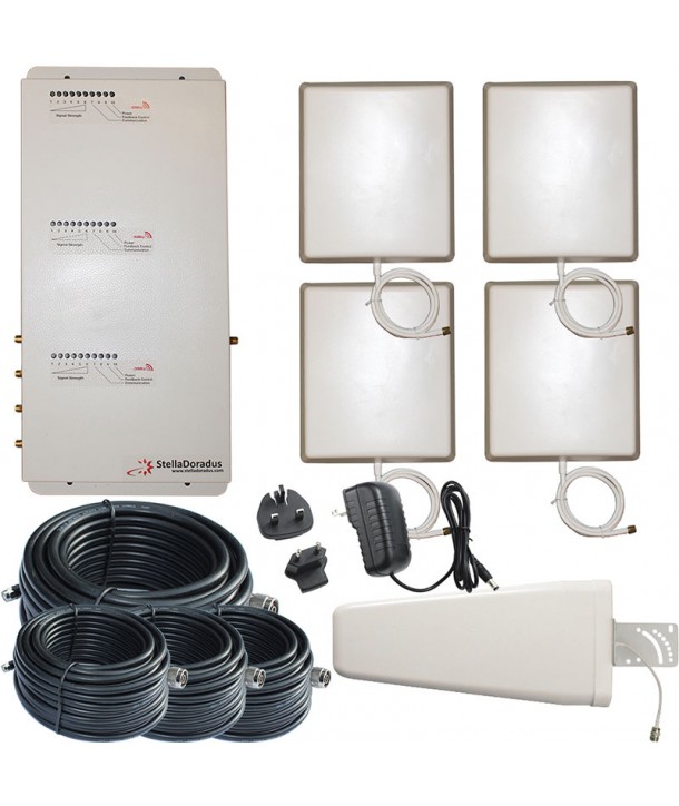 KIT - Triband 900+1800+2100Mhz Repeater, 4 port