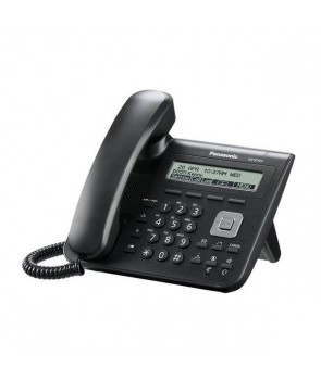 Panasonic KX-UT123NE-B Standard Dual Port SIP Telephone with large alphanumeric display. Negro