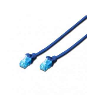 Digitus DK-1511-010/B Latiguillo UTP CAT. 5e flexible 1 metro color AZUL