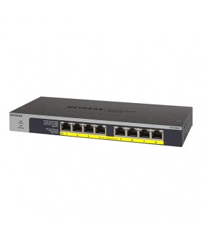 Netgear GS108LP-100EUS 8PT POE/POE+ GIGABIT UNMANAGED SWCH