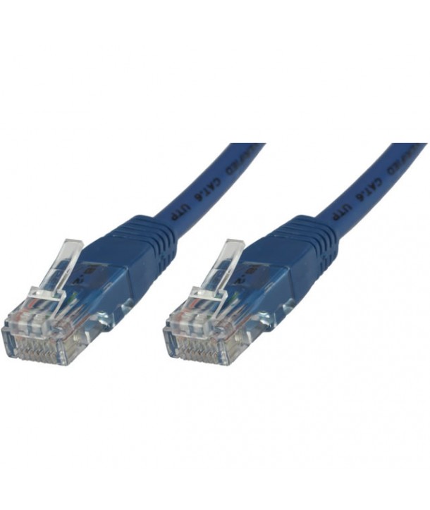 Latiguillo Cat-5e DE 2 Mts. color AZUL (Cobre)