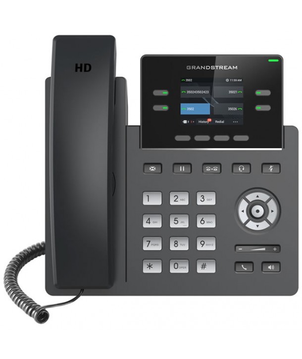 Grandstream GRP2612W Terminal WiFi 2 cuentas SIP, PoE