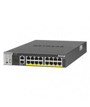 Netgear M4300-16X Stackable Managed Switch with 16x10GBASE-T and Poe+ (APS600W PSU)