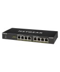 Switch 8 ports. Giga POE+. Incl. Kit rack y  pared