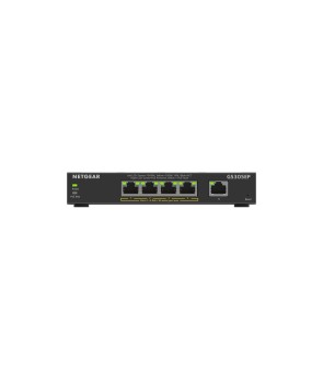 NETGEAR GS305EP-100PES - ProSafe Gigabit Ethernet Switch 5 puertos 4 x PoE+ (63W)  (Sobremesa