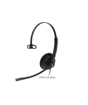 Yealink YHS34 Lite Mono - Auriculares monoaurales con cable conexión RJ