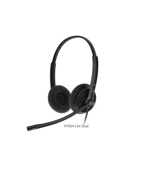 Yealink YHS34-LITE-DUAL Auriculares biaurales con cable conexión RJ