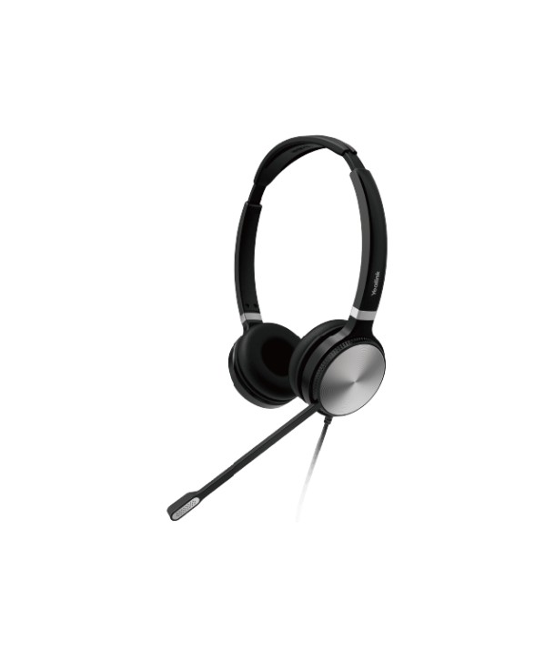 Yealink UH36 Dual Teams - Auricular biaural jack 3,5mm y cable controlador/adaptador USB YHC20T