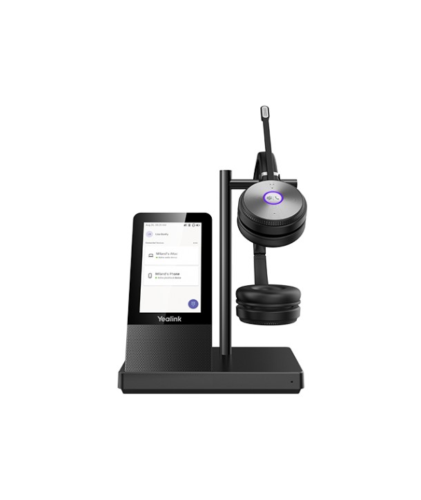 Yealink WH66 Dual Teams - Auricular dual DECT, base avanzada - TEAMS