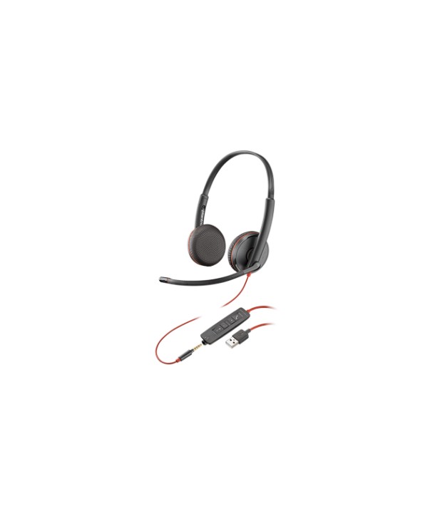 Poly 209747-22 BLACKWIRE,C3225 USB-A,SINGLE UNIT