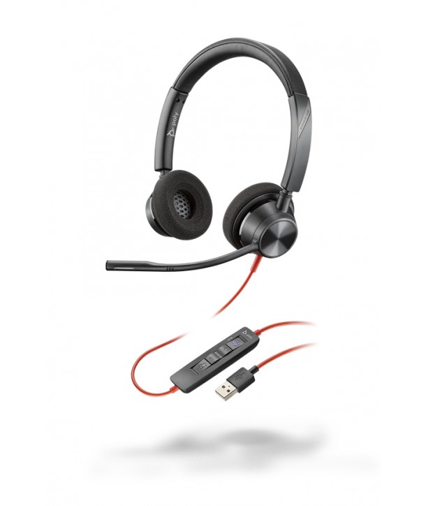 Poly 214012-01 Blackwire 3320, BW3320-M USB-A