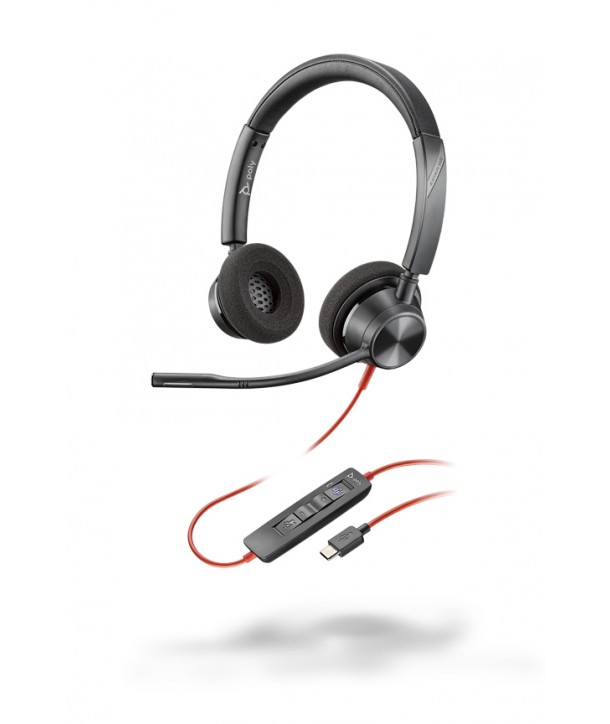 Poly 214013-01 Blackwire 3320, BW3320-M USB-C