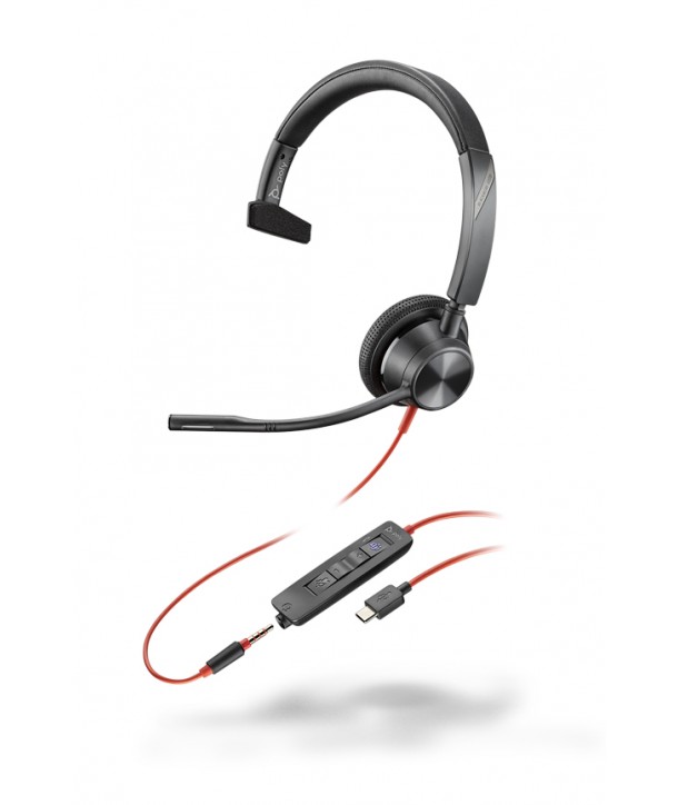 Poly 214015-01 Blackwire 3315, BW3315-M USB-C