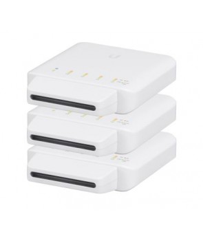 UBIQUITI USW-FLEX-3 Pack 3 USW-Flex. Switch exter. IP55 5 ports, 1xPoE