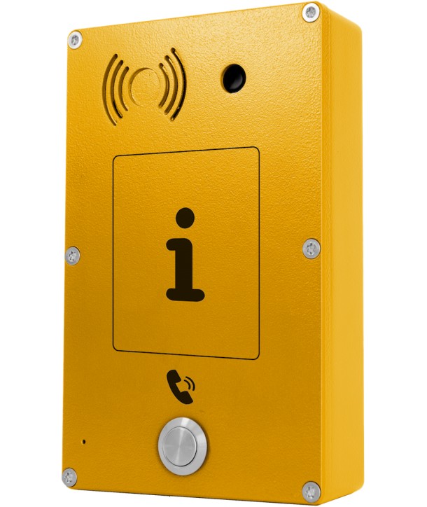 Intercom. Analógico Superficie 1 botón Amarillo