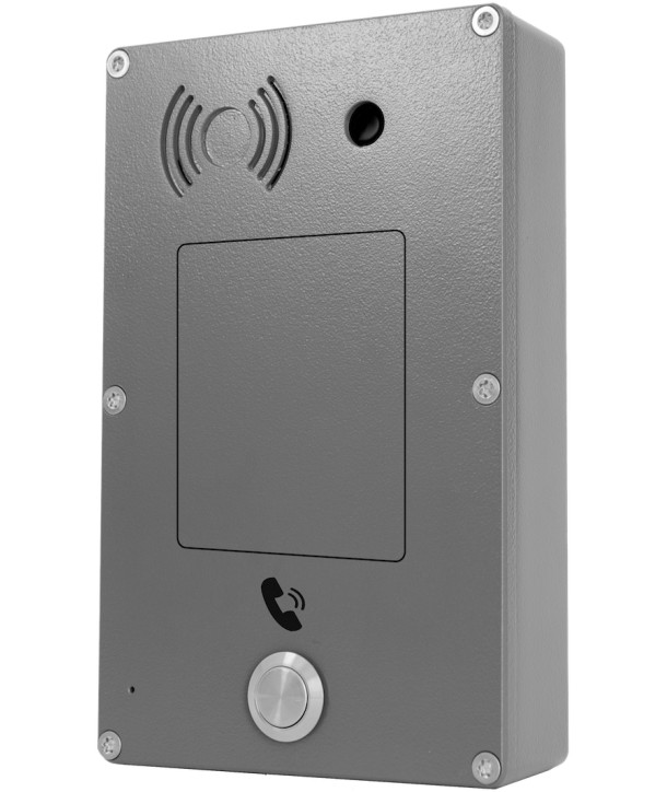 Intercom. Analógico Superficie 1 botón Gris Cámara