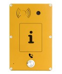 Ciser System C511-E-A - Intercomunicador Panphone IP-SIP Serie C de Superficie 1 botón Amarillo 2 puer.Ethernet Cámara