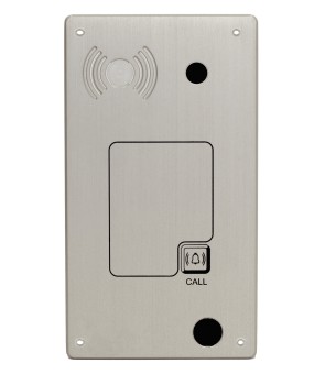 Ciser System 4533 - Intercomunicador Panphone IP-SIP Serie 4 de Empotrar 1 botón con Lector de Tarjeta y Cámara Color