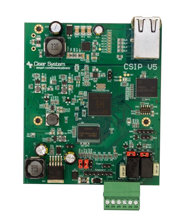 Tarjeta PCB de Intercom. CSIP IP-SIP  1xEthernet