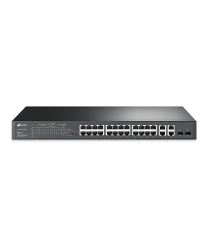 TP-LINK TL-SL2428P - Switch 24 puertos 10/100 Mb + 4xGb, 24xPoE+