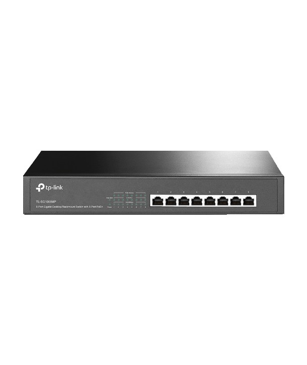 TP-LINK TL-SG1008MP - Switch 8 puertos Gigabit PoE+, rack 13''