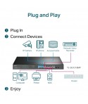 TP-LINK TL-SG1218MP - Switch 18 puertos Gigabit,  16xPoE+