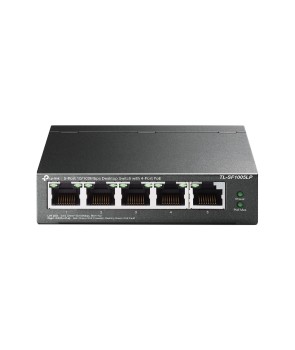 TP-LINK TL-SF1005LP - Switch Escritorio 5 puertos 10/100 Mbps, 4xPoE
