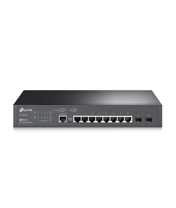 TP-LINK TL-SG3210 - Mng. Switch 8 puertos Gigabit L2 + 2 ranuras SFP