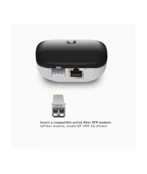 UBIQUITI UF-AE - Conversor de fibra a Ethernet, 1xSFP y 1xGb