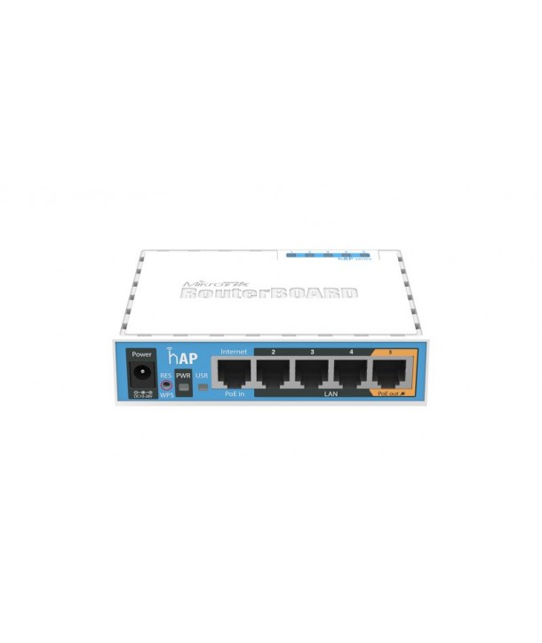 hAP with 650MHz CPU, 64MB RAM, 5xLAN