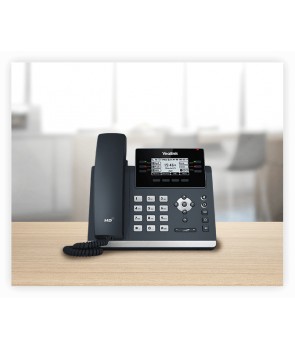 Yealink SIP- T42U - Teléfono de sobremesa hasta 12 cuentas SIP - PoE 2